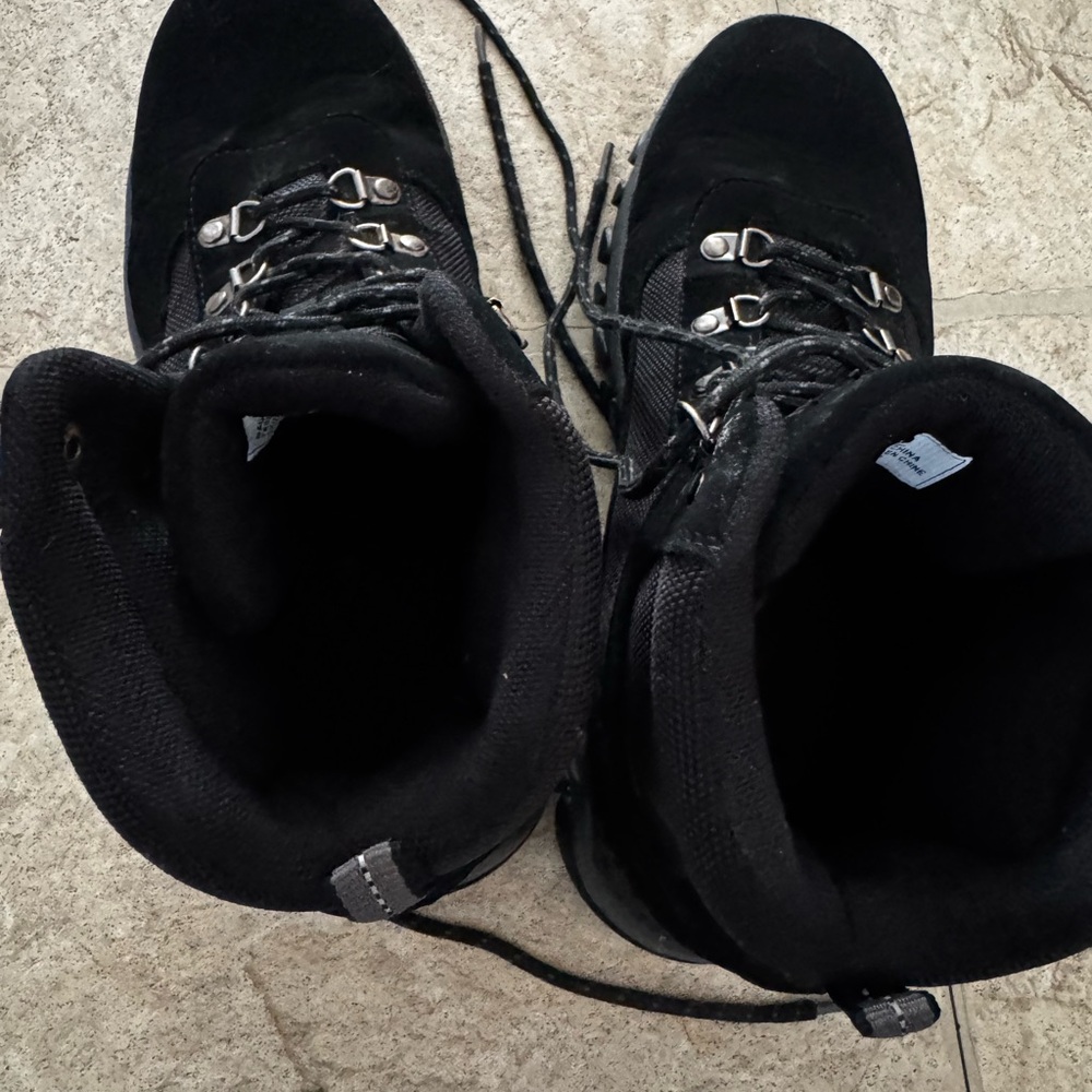 Black High-Top Sneakers